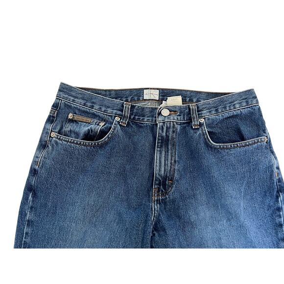 Vtg Calvin Klein Bootcut Jeans Medium Wash 5-Pockets Womens Size 12 Casual - Picture 5 of 15